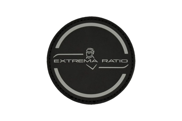 ROUND PATCH TPR 85Ø MM BLACK – SILVER | Extrema Ratio