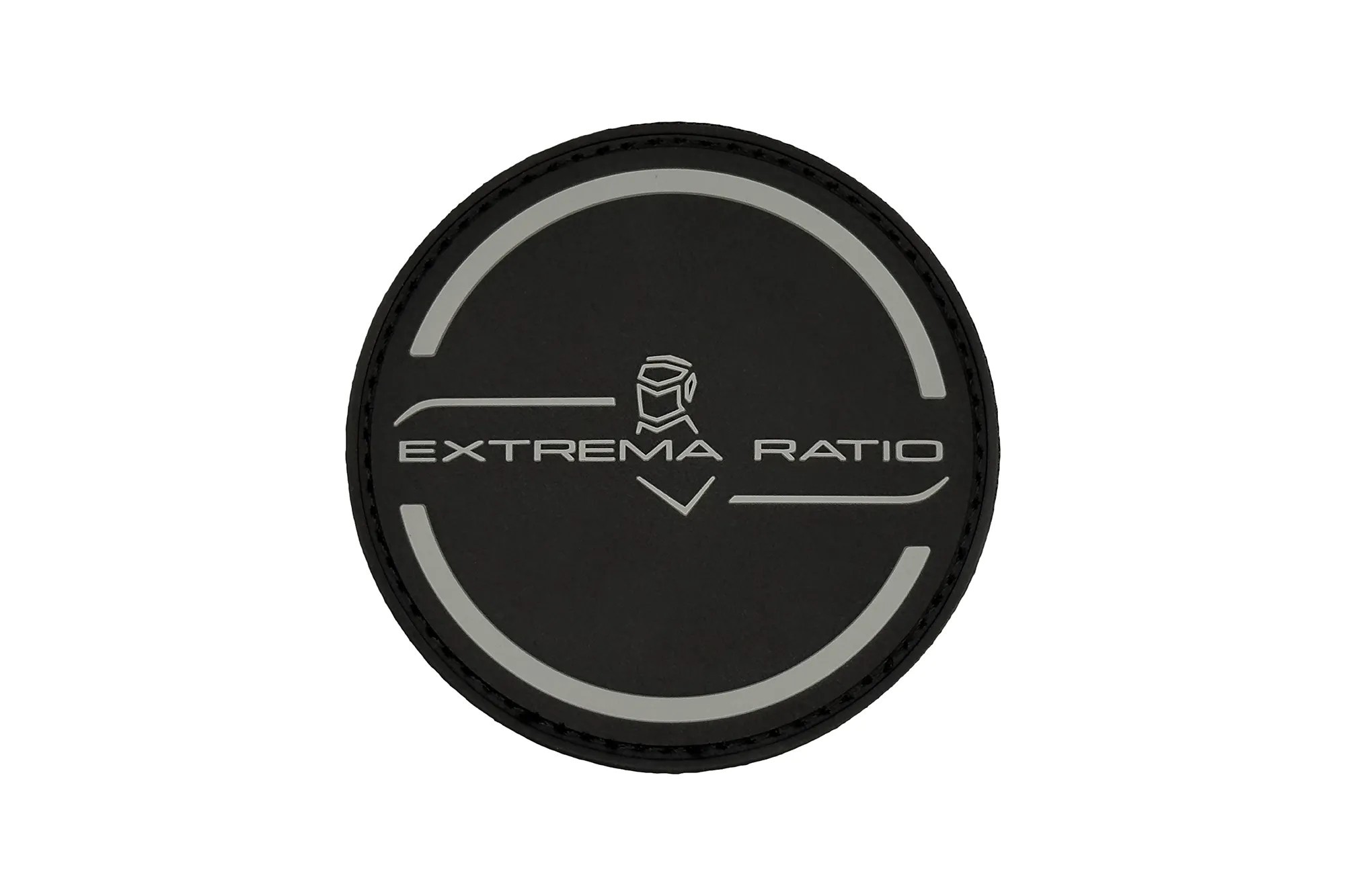 ROUND PATCH TPR 85Ø MM BLACK – SILVER | Extrema Ratio